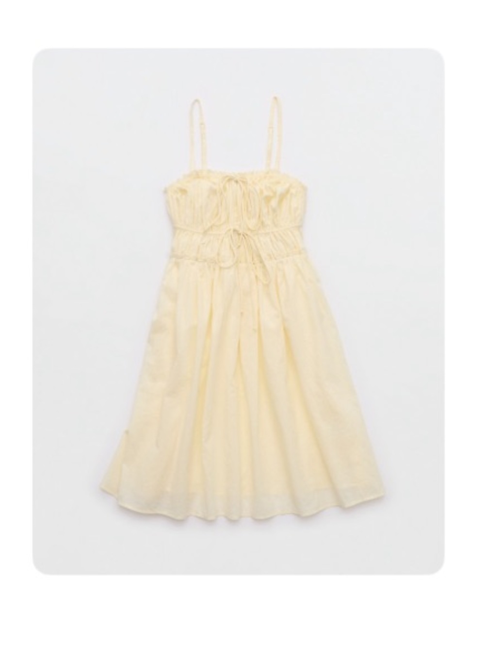 NWT Aerie Tie Front Dress - Picture 4 of 4